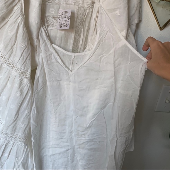 Free People Heartbreaker Mini Dress Ivory - Picture 8 of 8